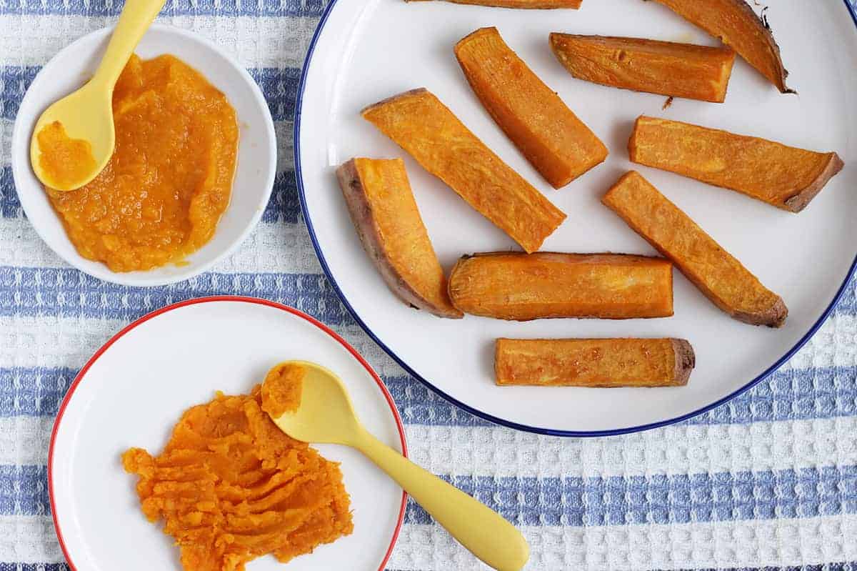 baby led weaning sweet potato